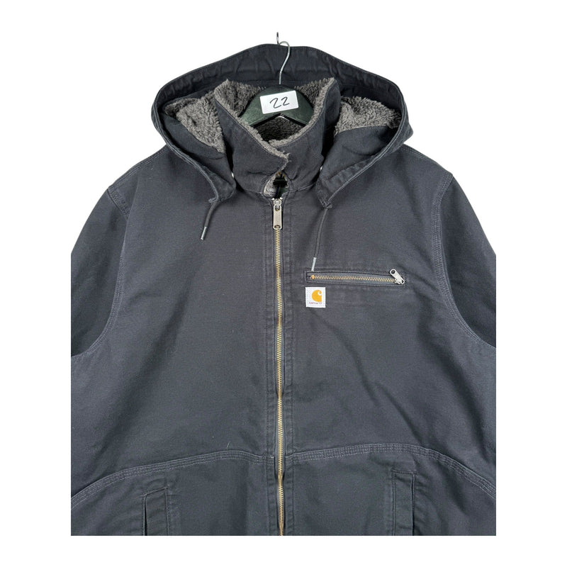 Vintage Carhartt Sherpa-Lined Full Zip Hoodie