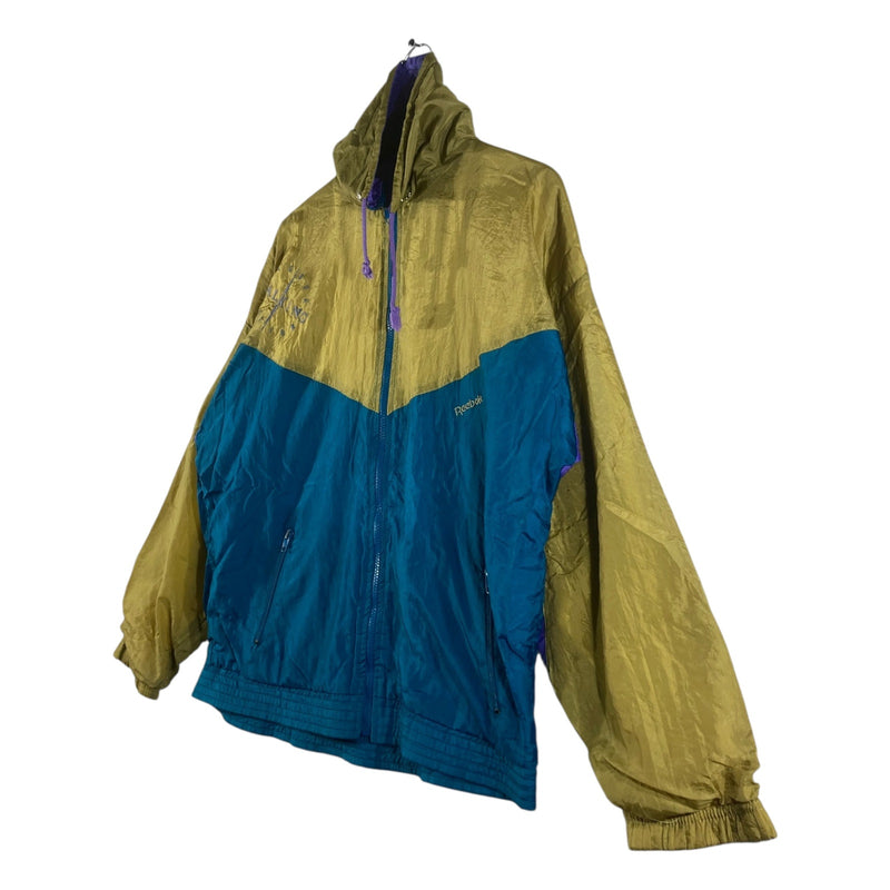 Vintage Reebok Alpino Colorblock Full Zip Windbreaker