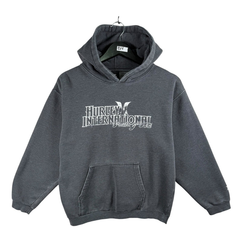 Vintage Hurley International Bold Print Hoodie
