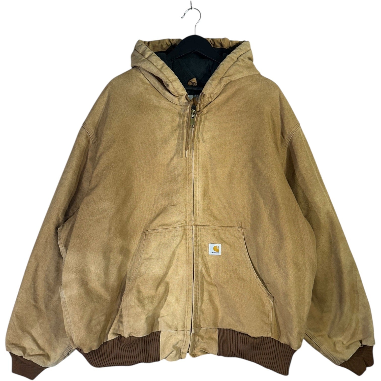 Vintage Carhartt Flannel-Lined Hooded Workwear Jacket