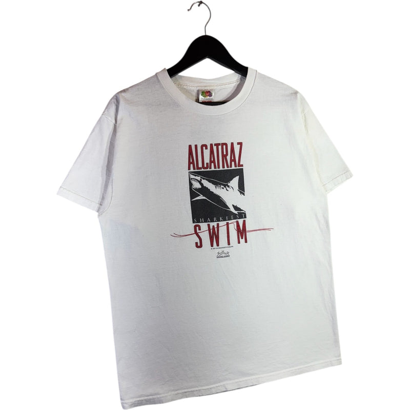 Vintage Alcatraz Sharkfest Swim Graphic T-Shirt