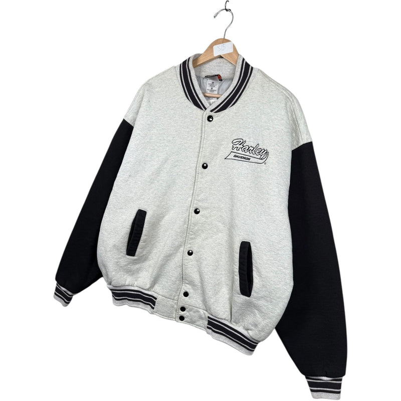 Vintage Harley Davidson Two Tone Varsity Jacket