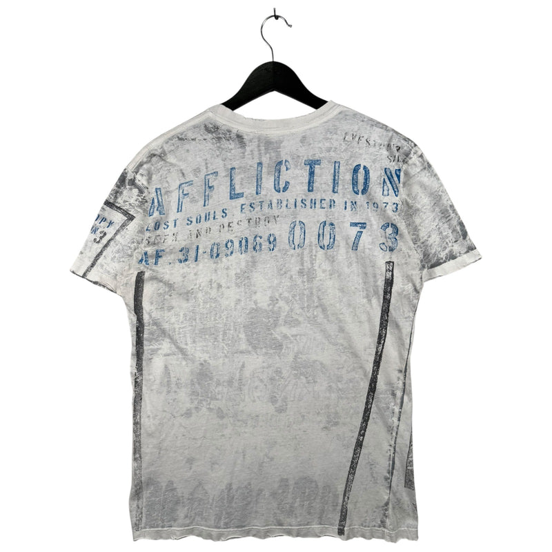 Vintage Affliction Lost Souls T-Shirt Large