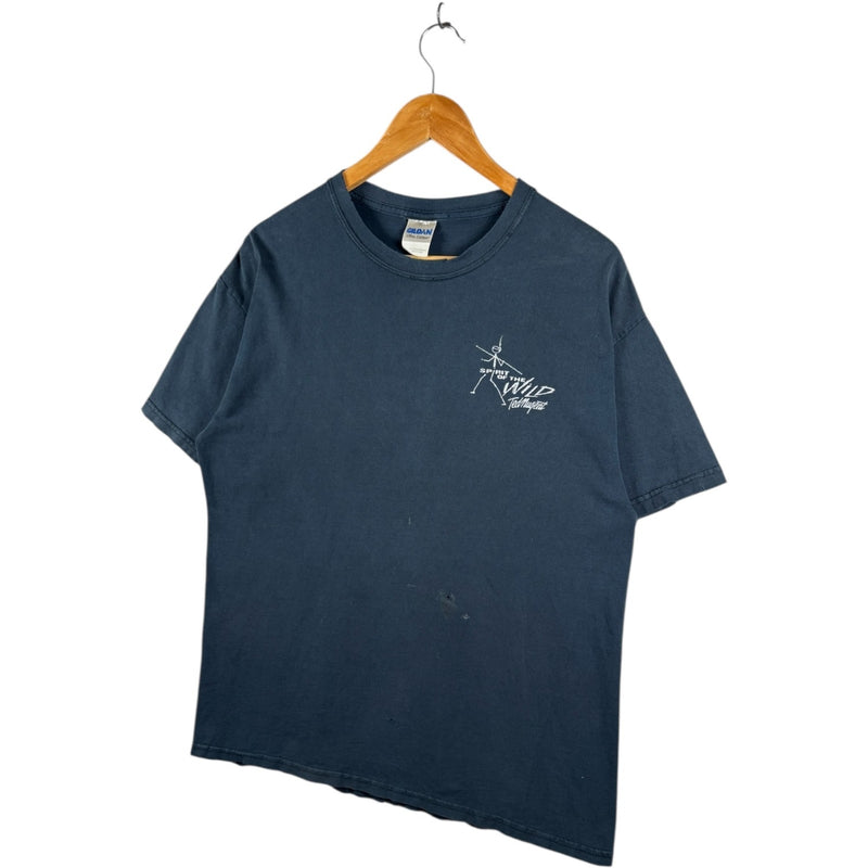 Vintage Ted Nugent I Keep I Bear Graphic Print T-Shirt