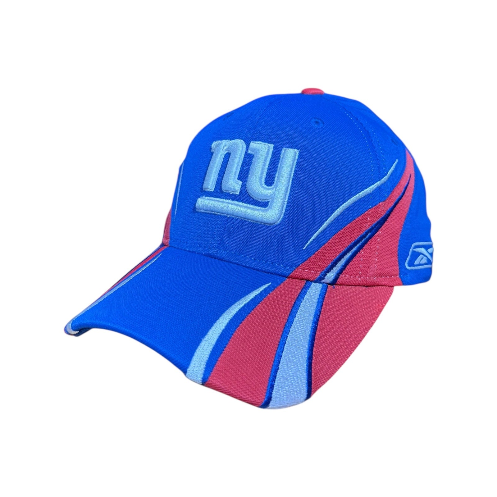 Vintage NFL x Reebok New York Giants Stripe Fitted Hat