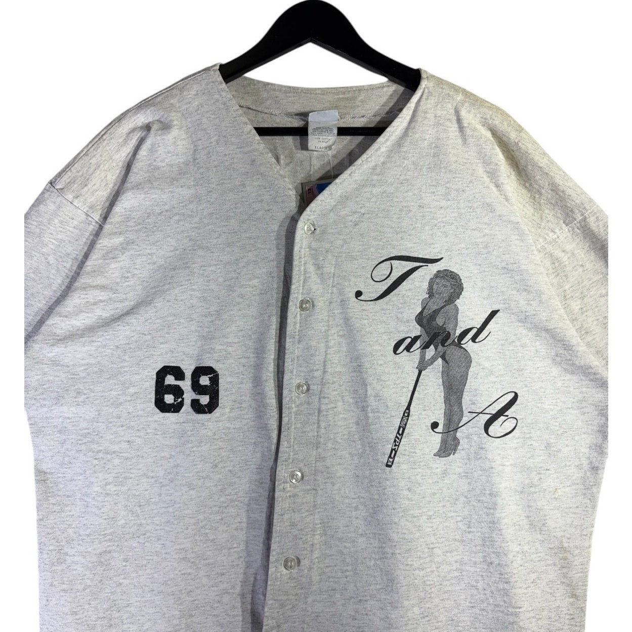 Vintage T&A Johnson 69 Baseball Jersey