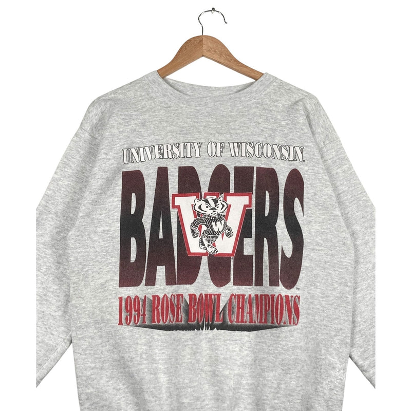 Vintage Wisconsin Badgers Rose Bowl Crewneck 90s