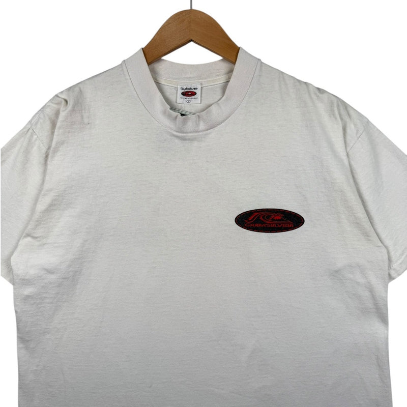 Vintage Quiksilver Surf Logo Oval T-Shirt