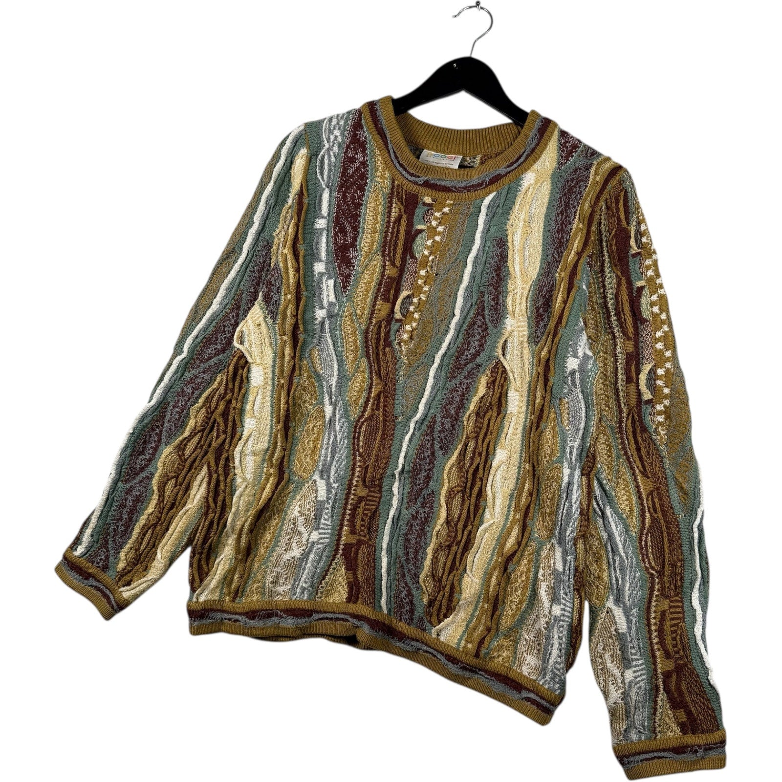 Vintage Coogi 3D Knit Textured Sweater
