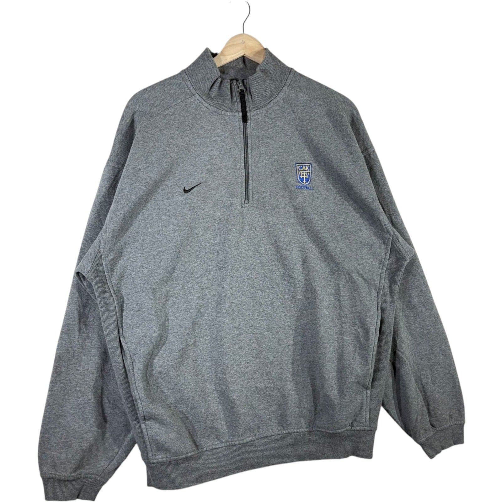 Vintage Nike Christian Academy Of Knoxville Football 1/4 Zip Sweater