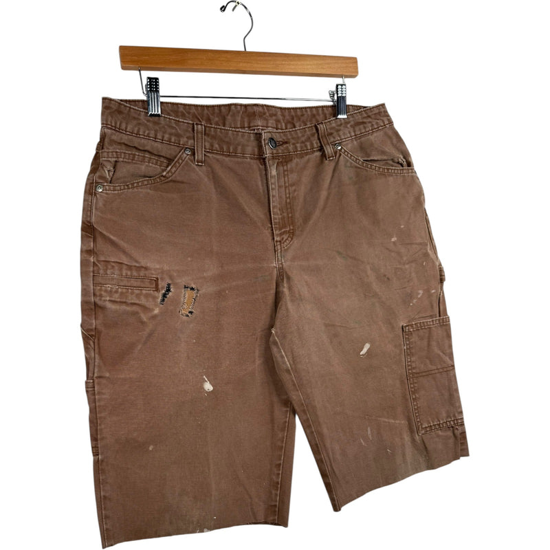 Vintage Dickies Carpenter Work Distressed Shorts 35