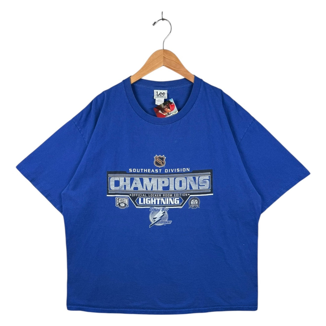 Vintage Lee Sport Tampa Bay Lightning Champions NHL T-Shirt