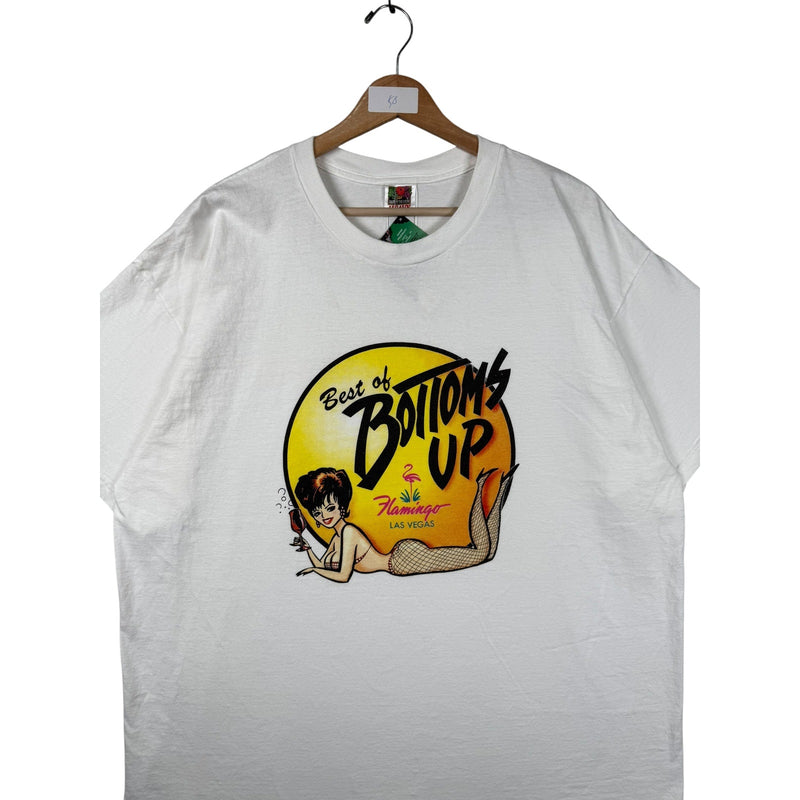 Vintage Best Of Bottoms Up Flamingo Las Vegas T-Shirt