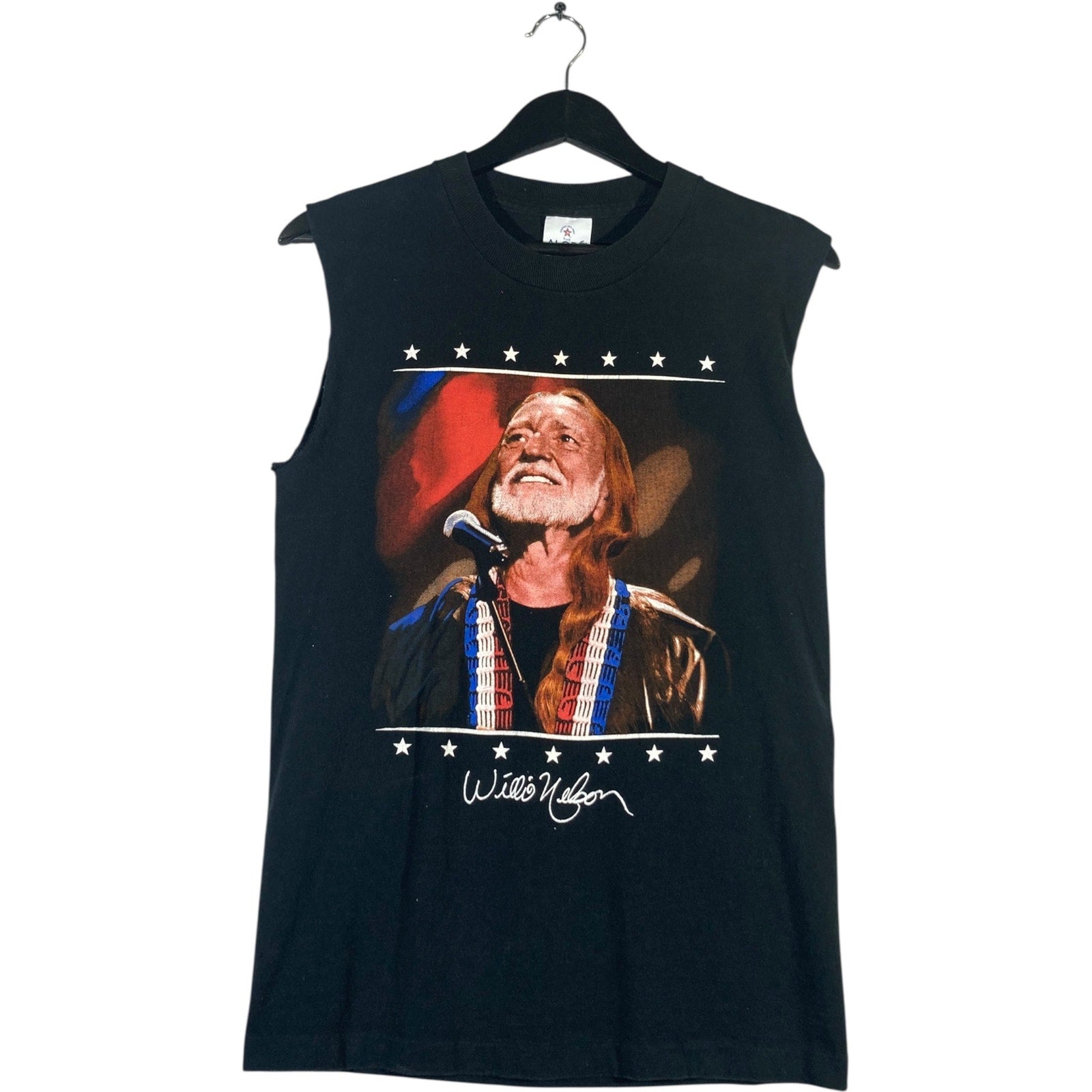 Vintage Willie Nelson Tank Top Small American Singer Tank Top