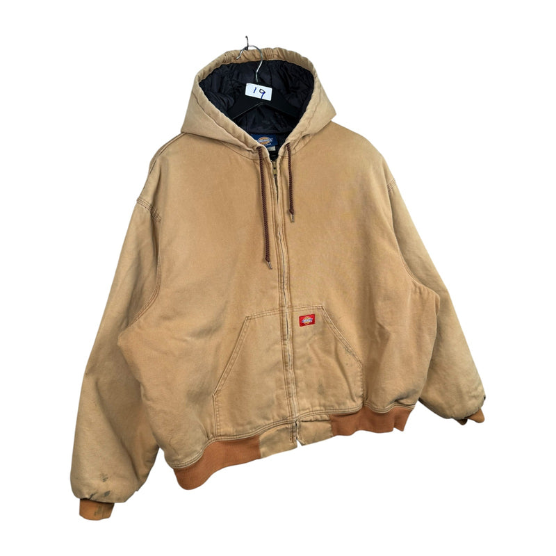 Vintage Dickies Full Zip Utility Workwear Hoodie Jacket