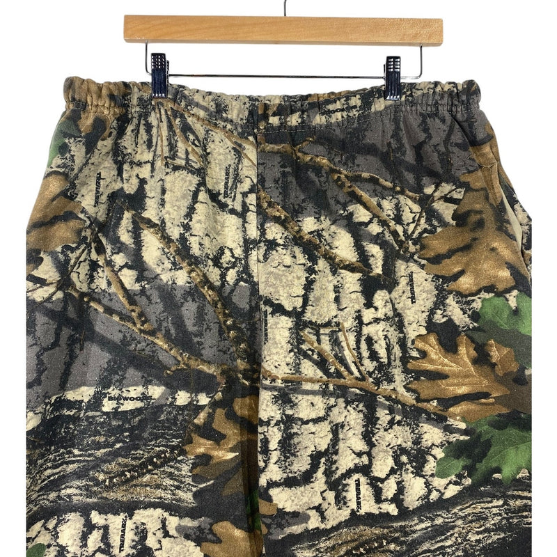 Vintage Woodland Camo Jogger Sweatpants 2X