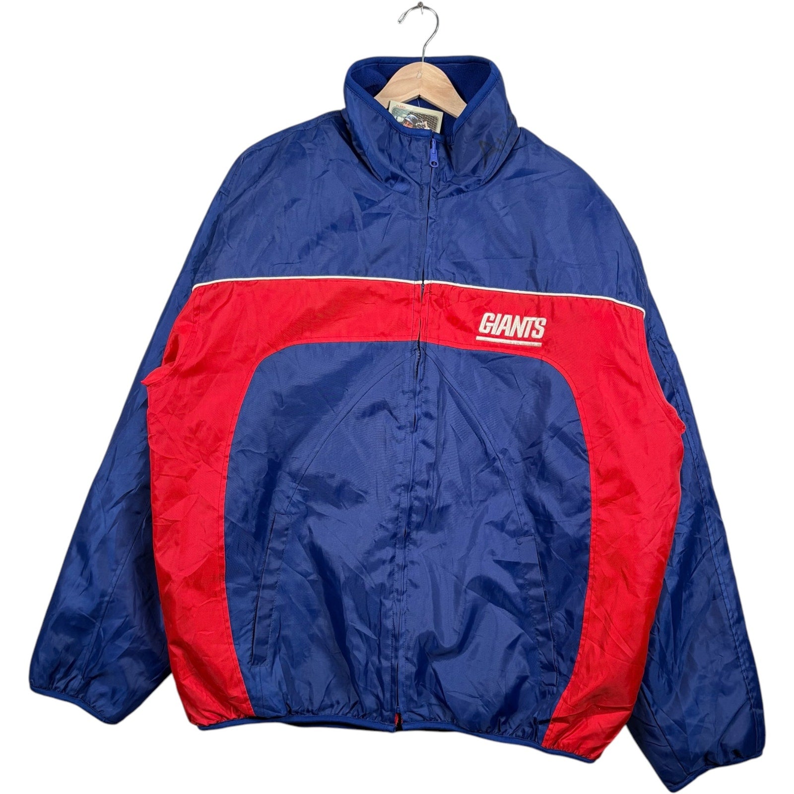 Vintage NFL New York Giants Spellout Puffer Jacket