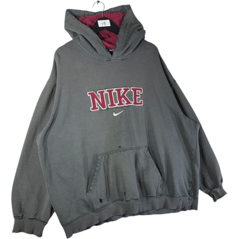 Vintage Nike Embroidered Spell Out Logo Hoodie