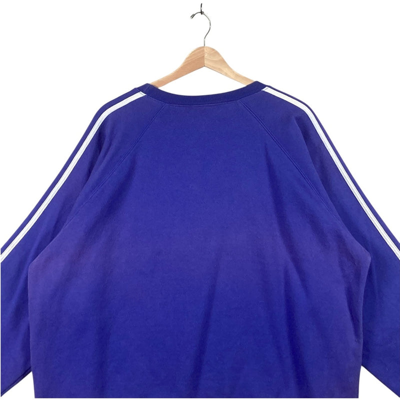 Vintage Adidas Trefoil Logo 3-Stripes Crewneck