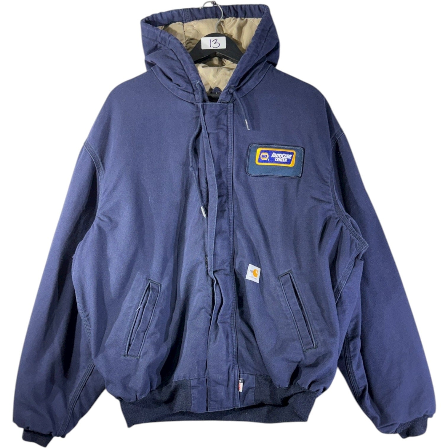 Vintage Carhartt Quilted Lined Hooded Workwear Jacket