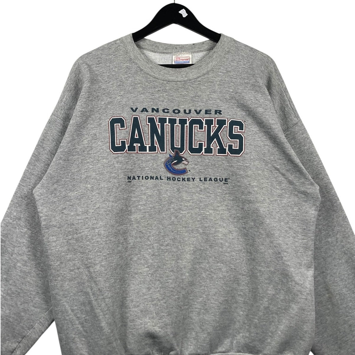 Vintage Vancouver Canucks Print NHL Crewneck Crewneck