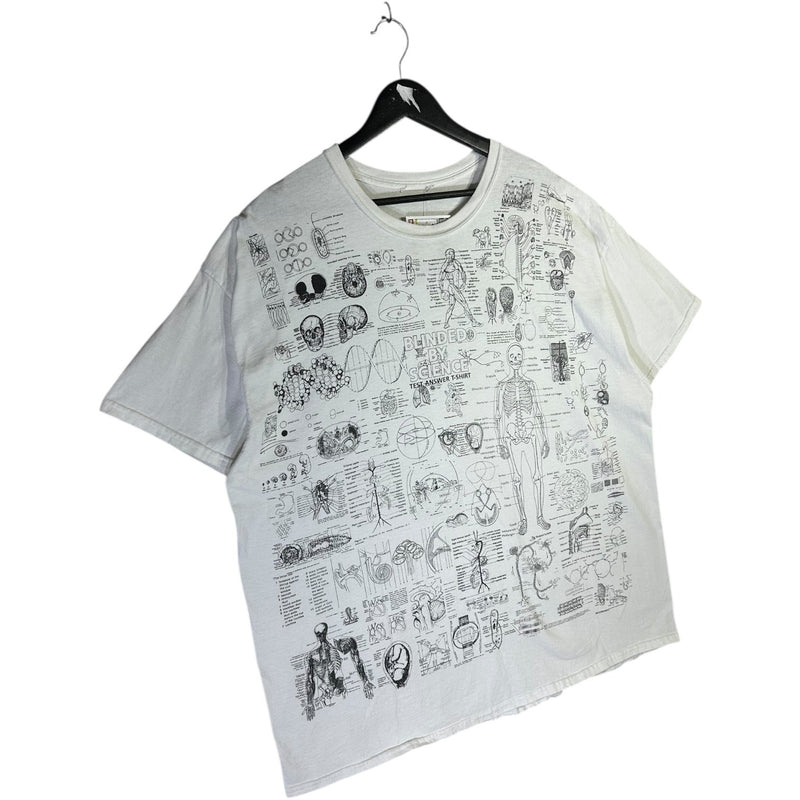 Vintage Blinded By Science Anatomy Diagram T-Shirt