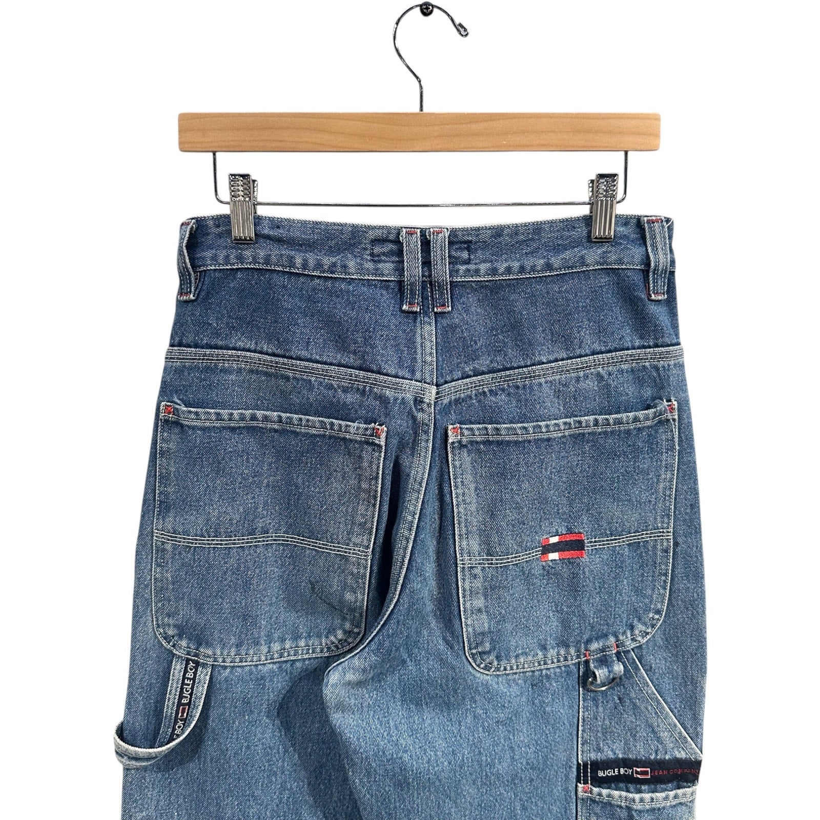 Vintage Bugle Boy Denim Carpenter Pants 30 x 32