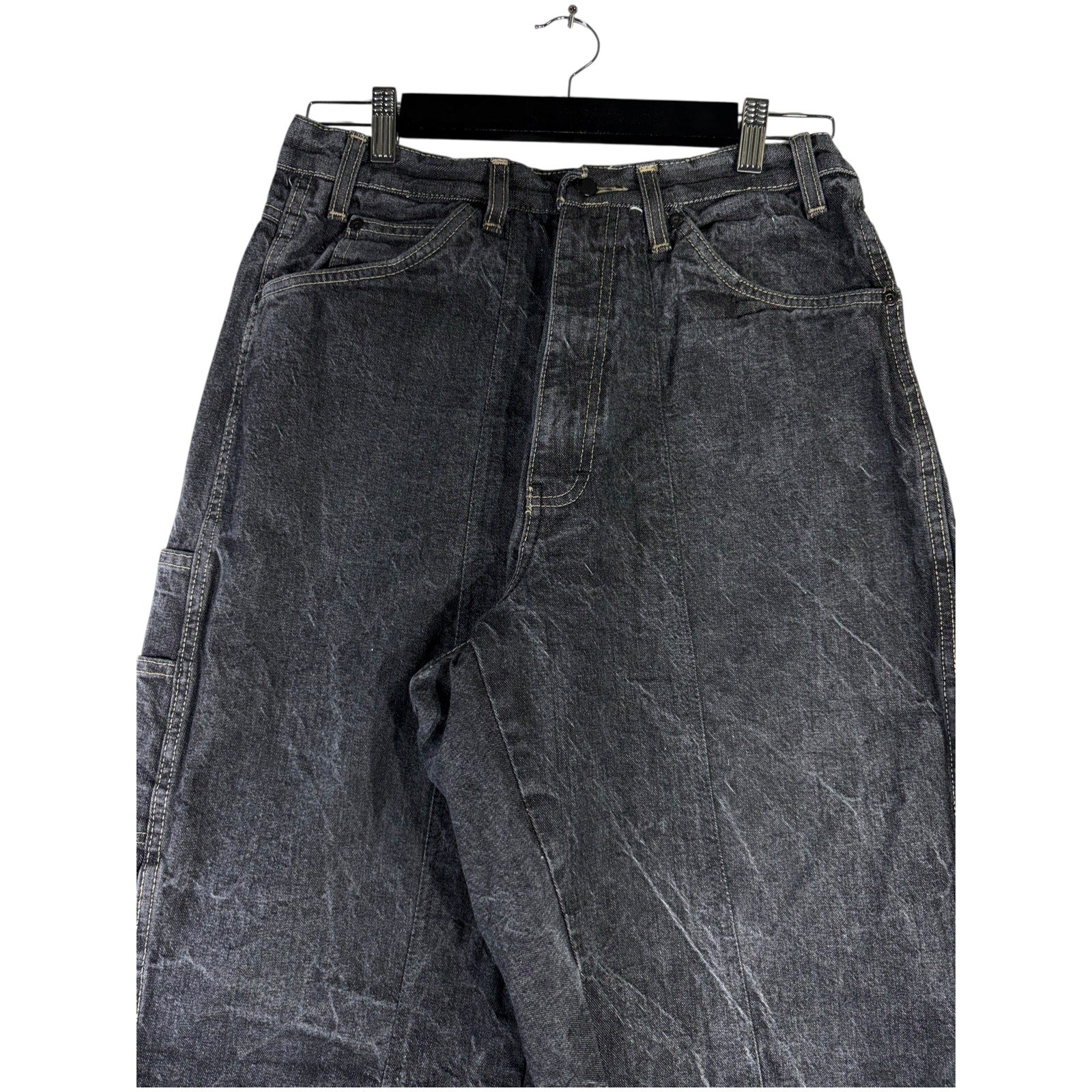 Y2K Dickies Stone Washed Carpenter Denim Shorts 34x15