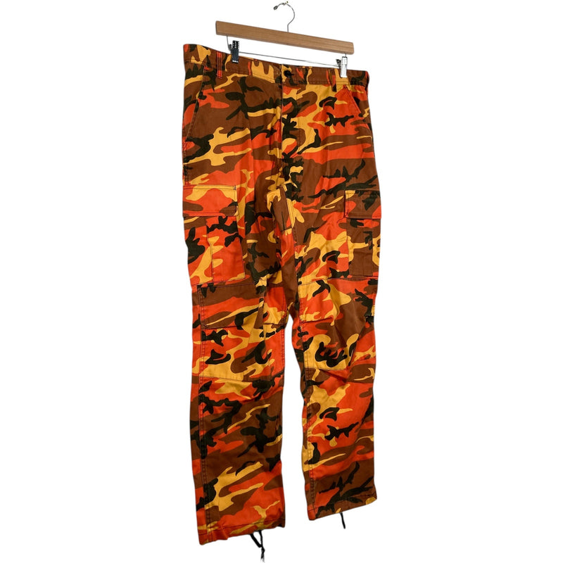 Vintage Camouflage Adjustable Cargo Pants 34x30