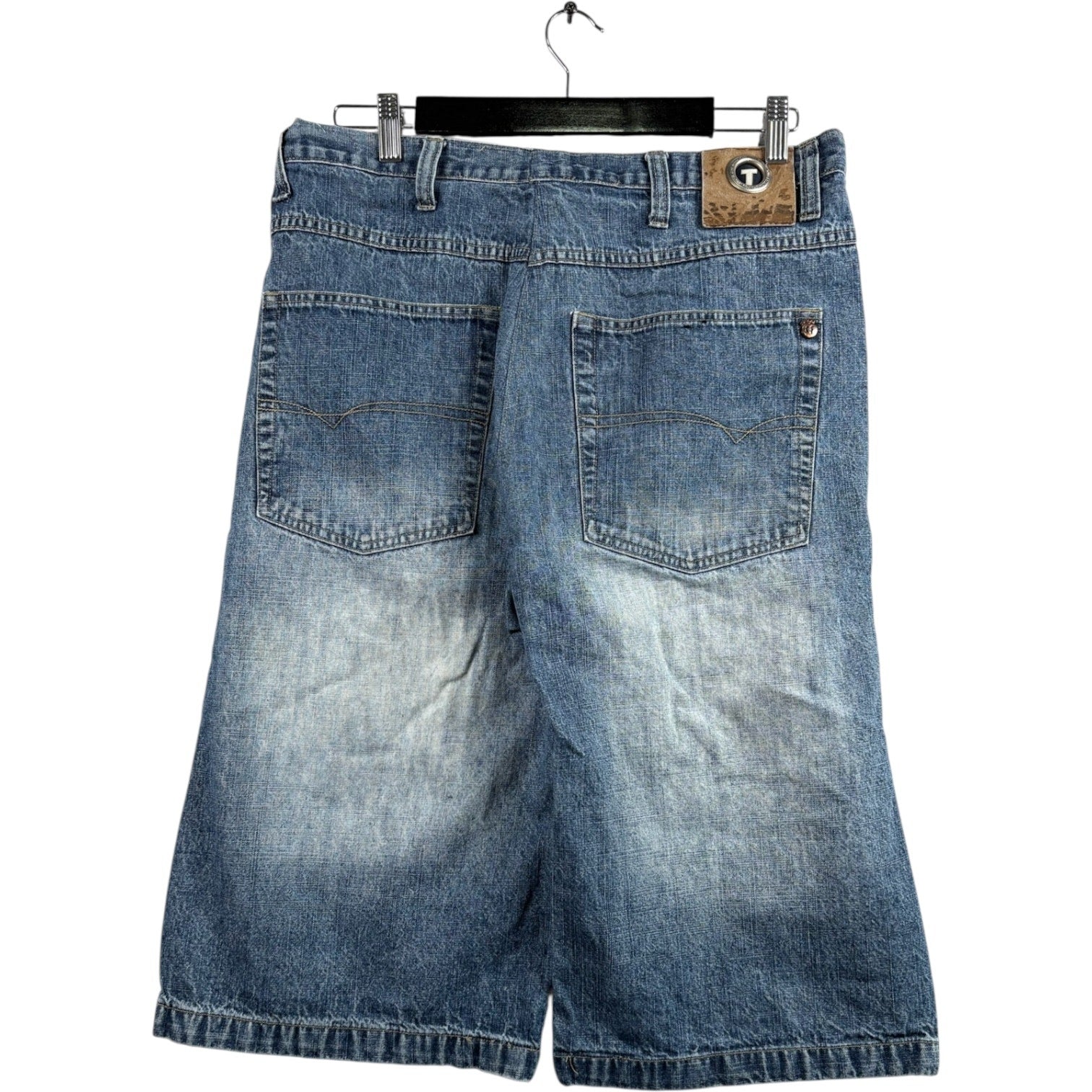 Vintage Faded Bermuda Denim Shorts