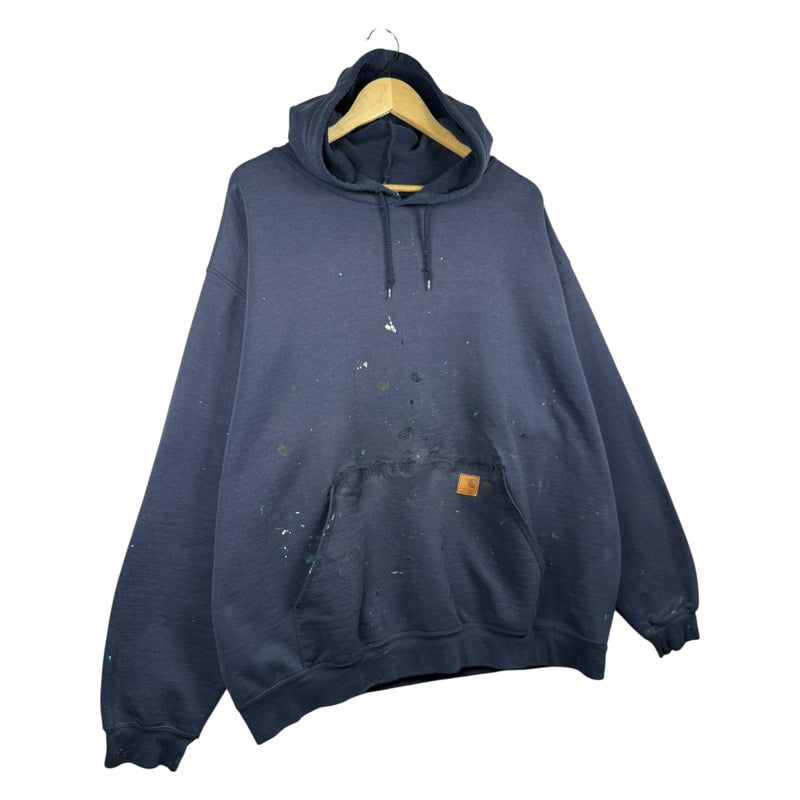 Vintage Carhartt Paint Splattered Pullover Hoodie