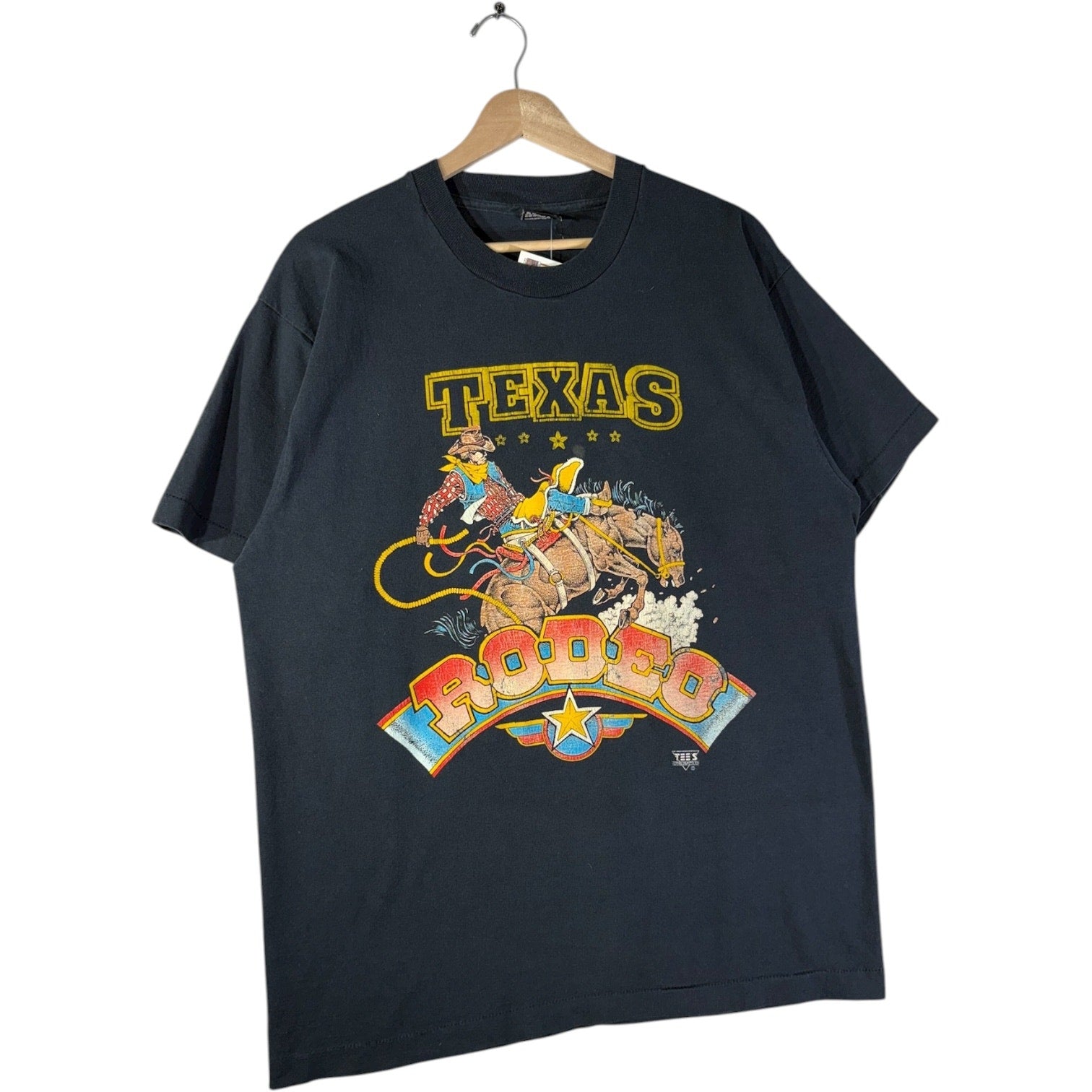 Vintage Texas Rodeo Cowboy Graphic T-Shirt