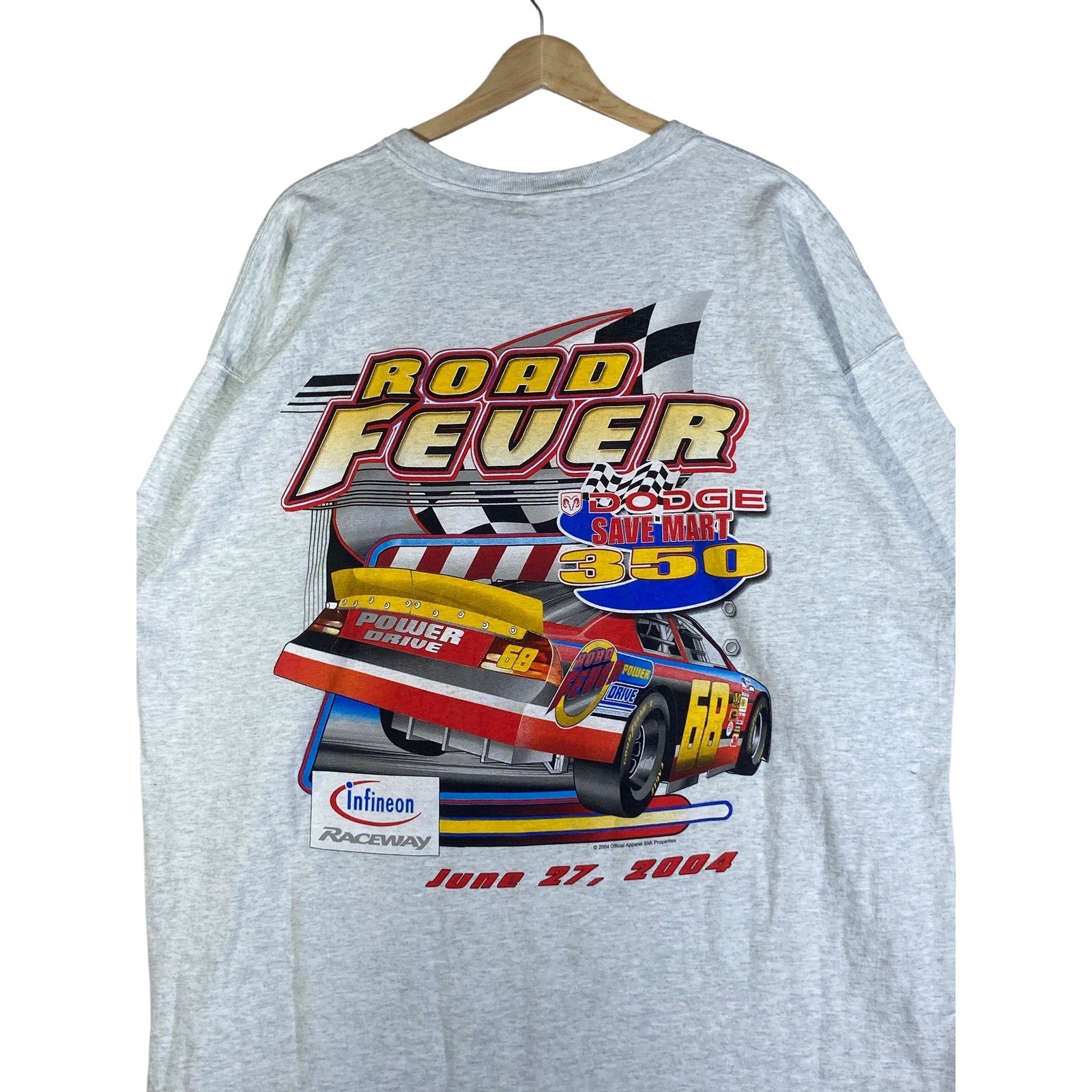 Vintage Sonoma Dodge Save Mart 350 Racing T-Shirt 2004