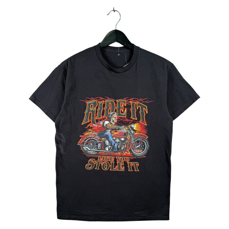 Vintage Fide It Like You Stole It Motorcycle Graphic T-Shirt