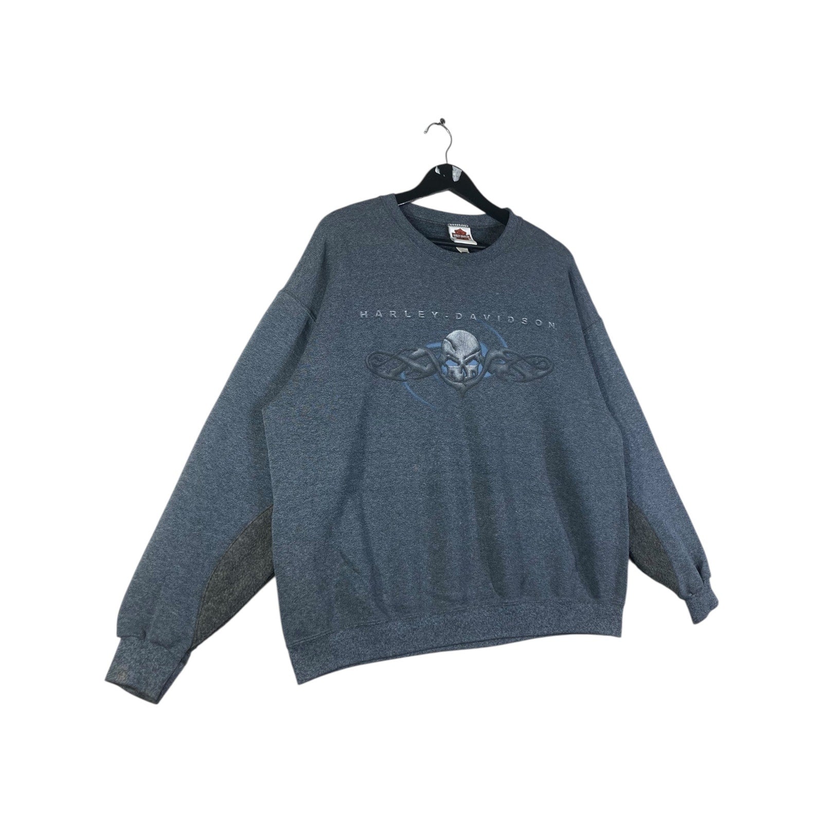 Vintage Harley Davidson Skull Graphic Crewneck