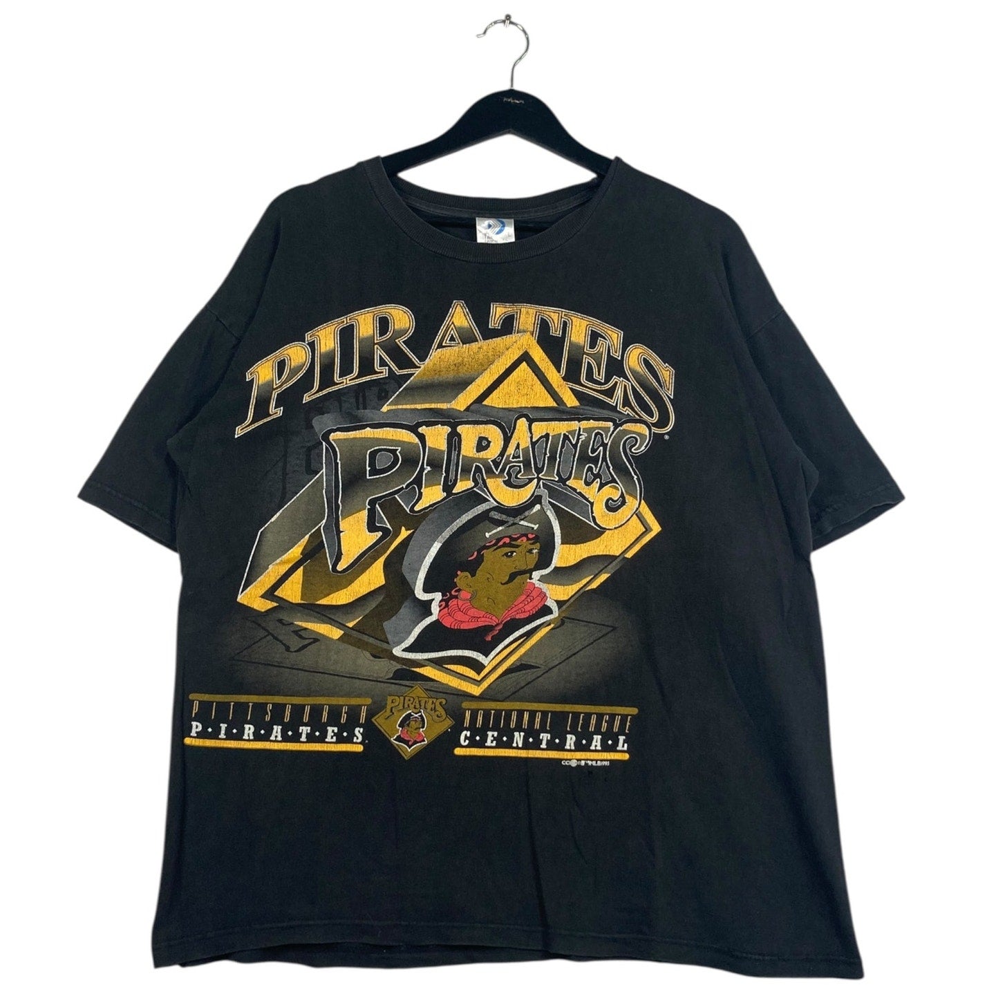 Vintage Pittsburgh Pirates Spellout Logo MLB T-Shirt 90s