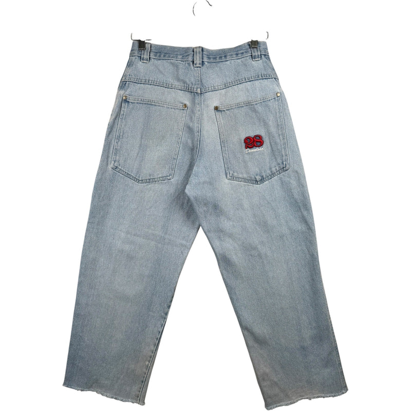 Vintage Here&There Wide Leg Denim Jeans 28