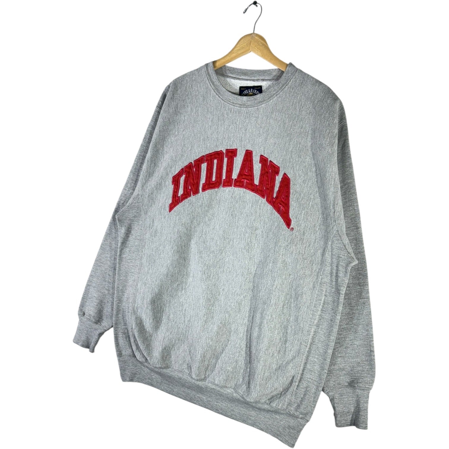 Vintage University Of Indiana Chest Spellout Crewneck