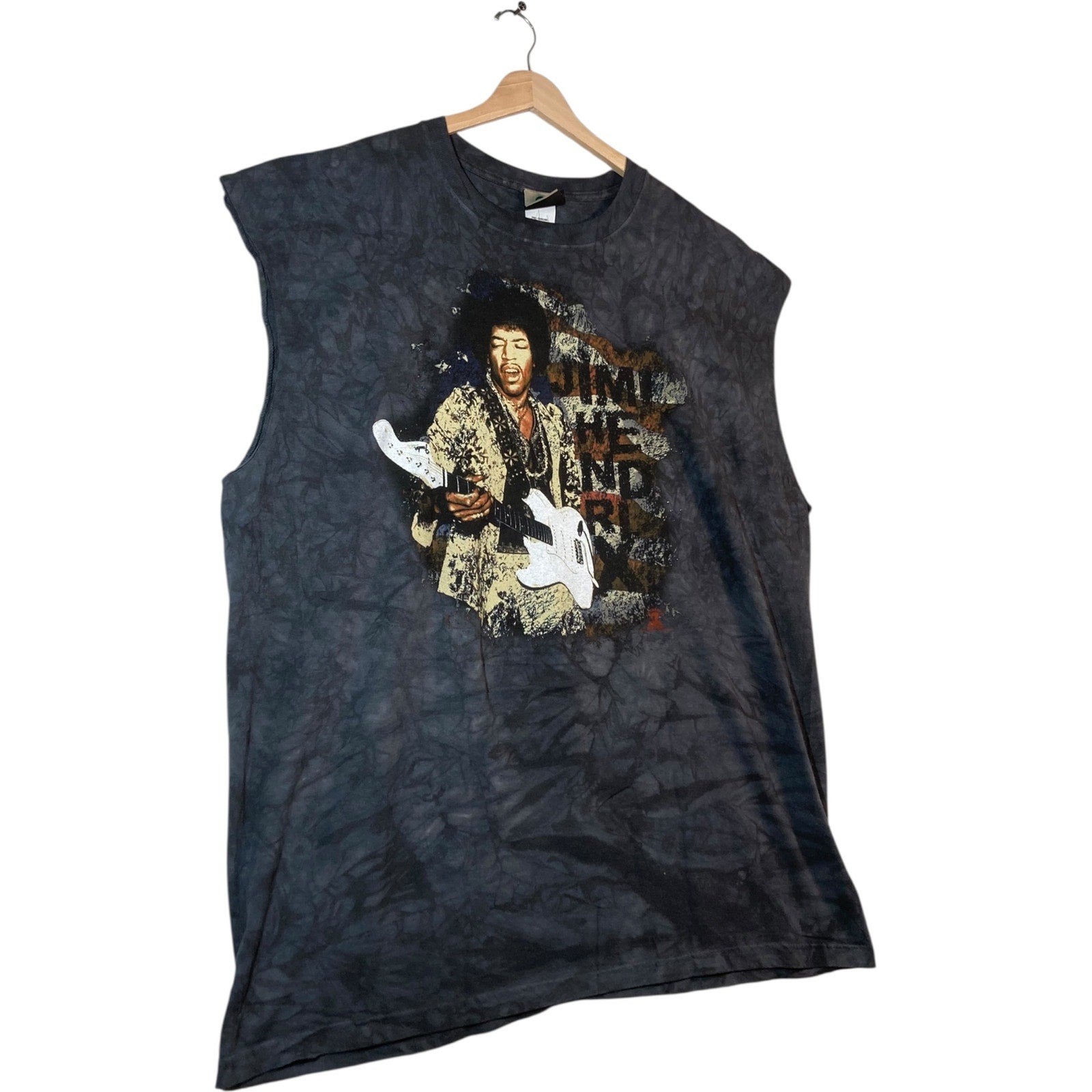 Vintage Jimi Hendrix Tie Dye Muscle Sleeve Tank Top