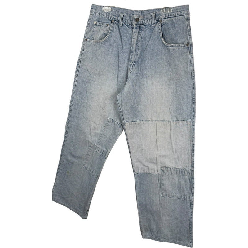 Vintage Naika Patchwork Carpenter Denim Pants 35