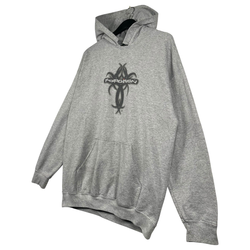 Vintage Gildan Forgiven Graphic Hoodie