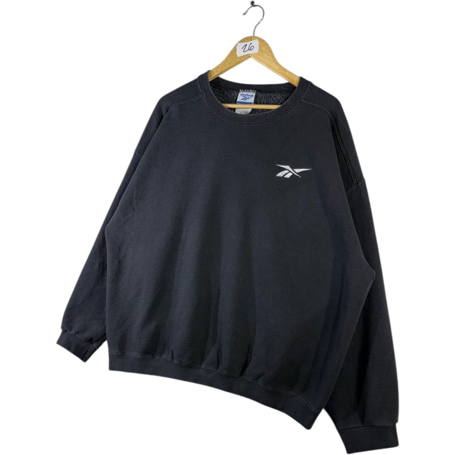 Vintage Reebok Solid Sweatshirt Crewneck