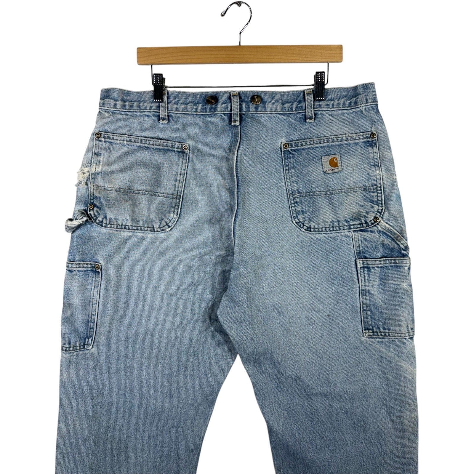 Vintage Carhartt Denim Double Knee Carpenter Pants