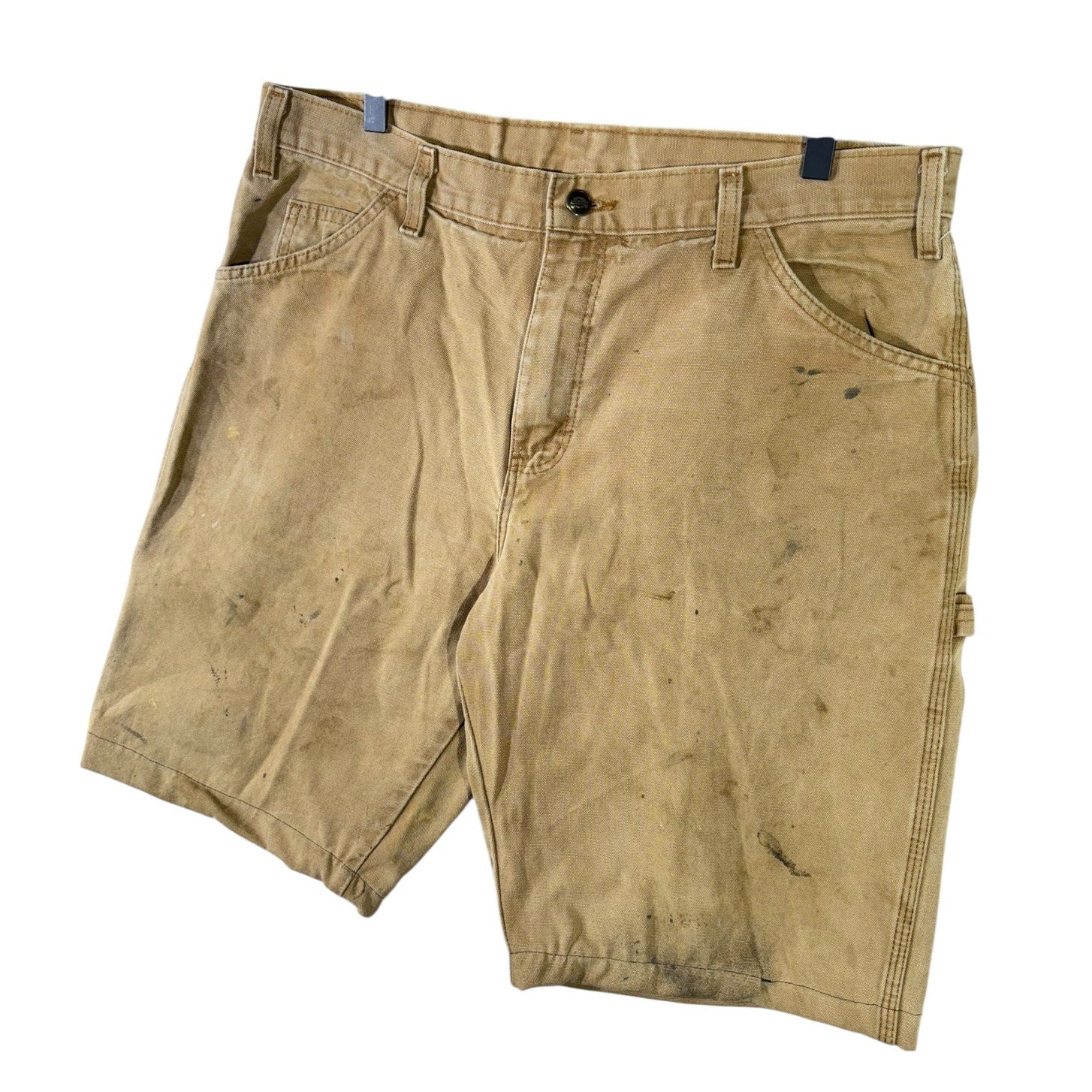 Vintage Dickies Splatter Carpenter Work Shorts 36