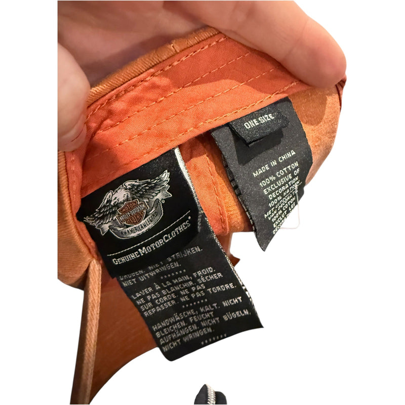 Vintage Harley Davidson Strapback Hat