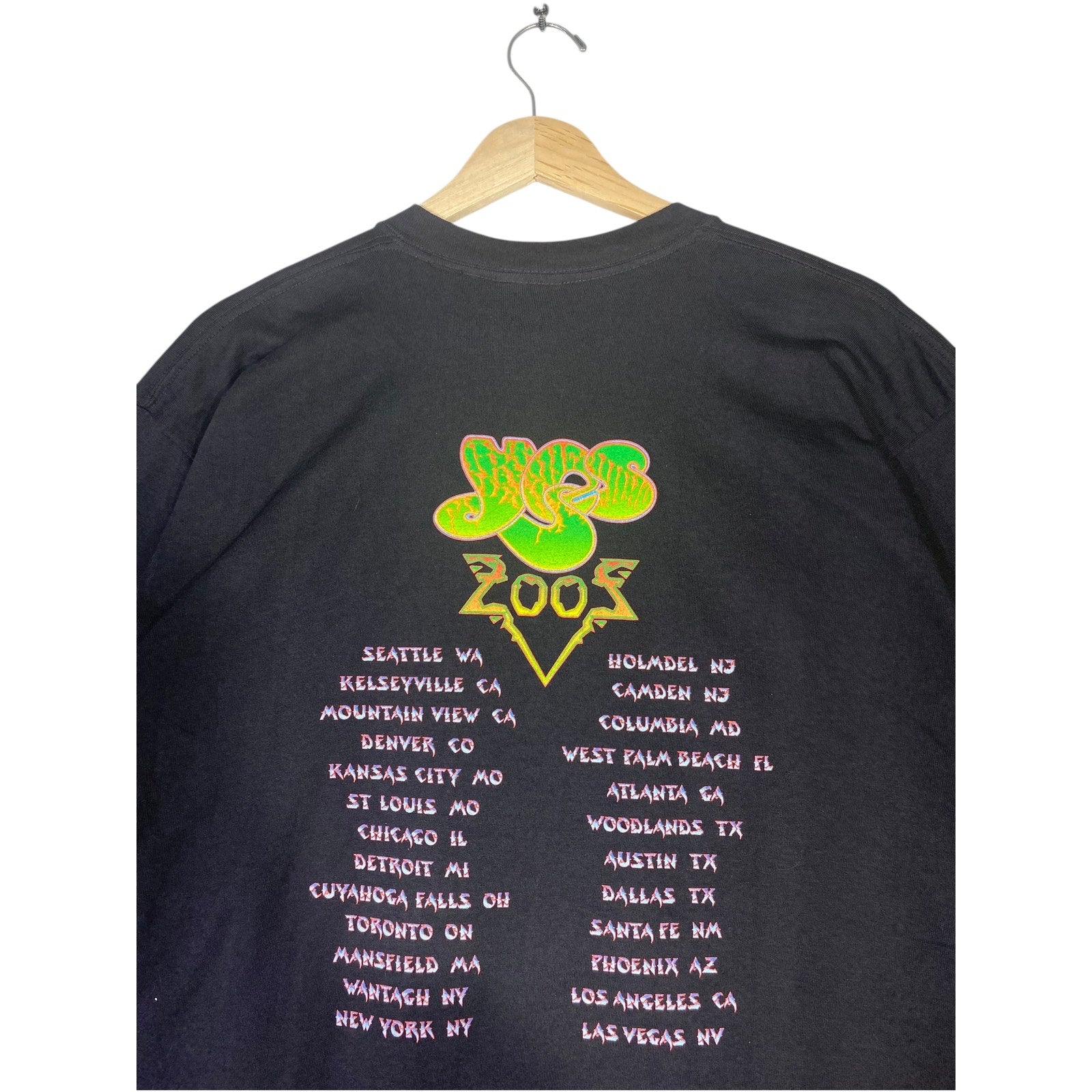 Vintage Yes Graphic Print T-Shirt