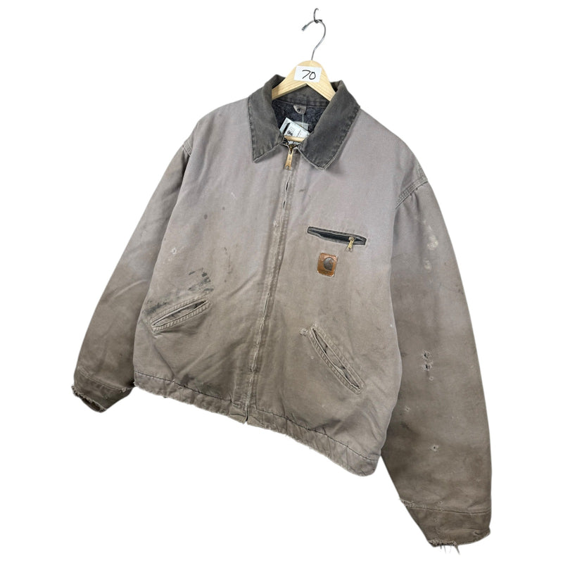 Vintage Carhartt Detroit Distressed Workwear Jacket