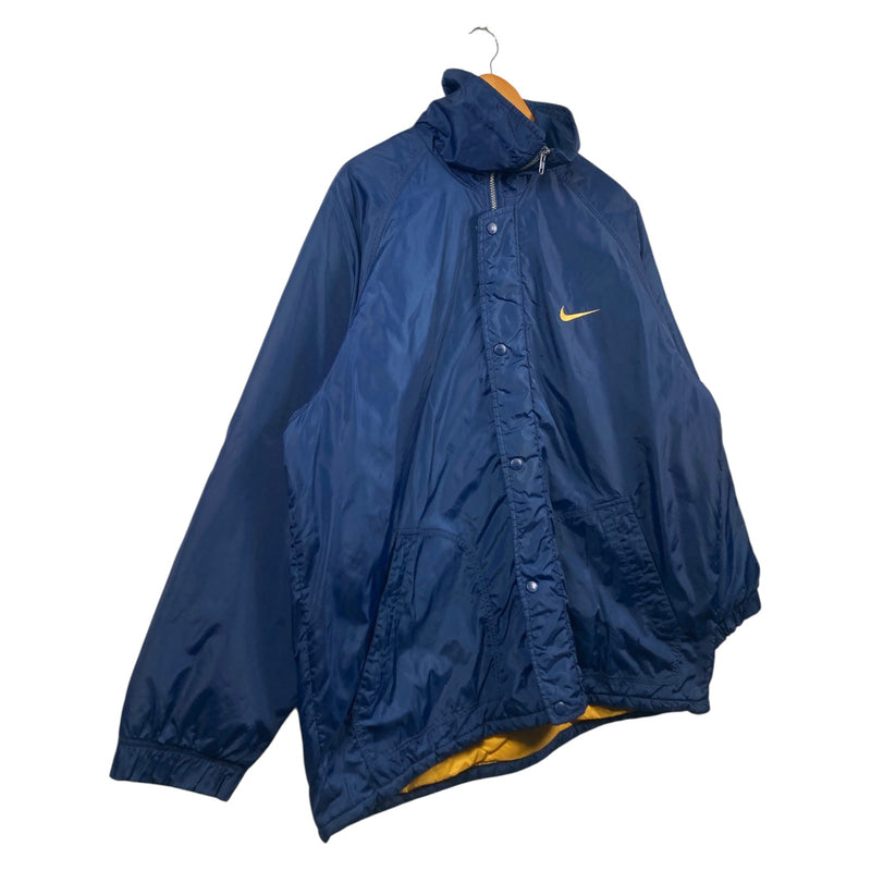 Vintage Nike Yellow Swoosh Full Zip Windbreaker