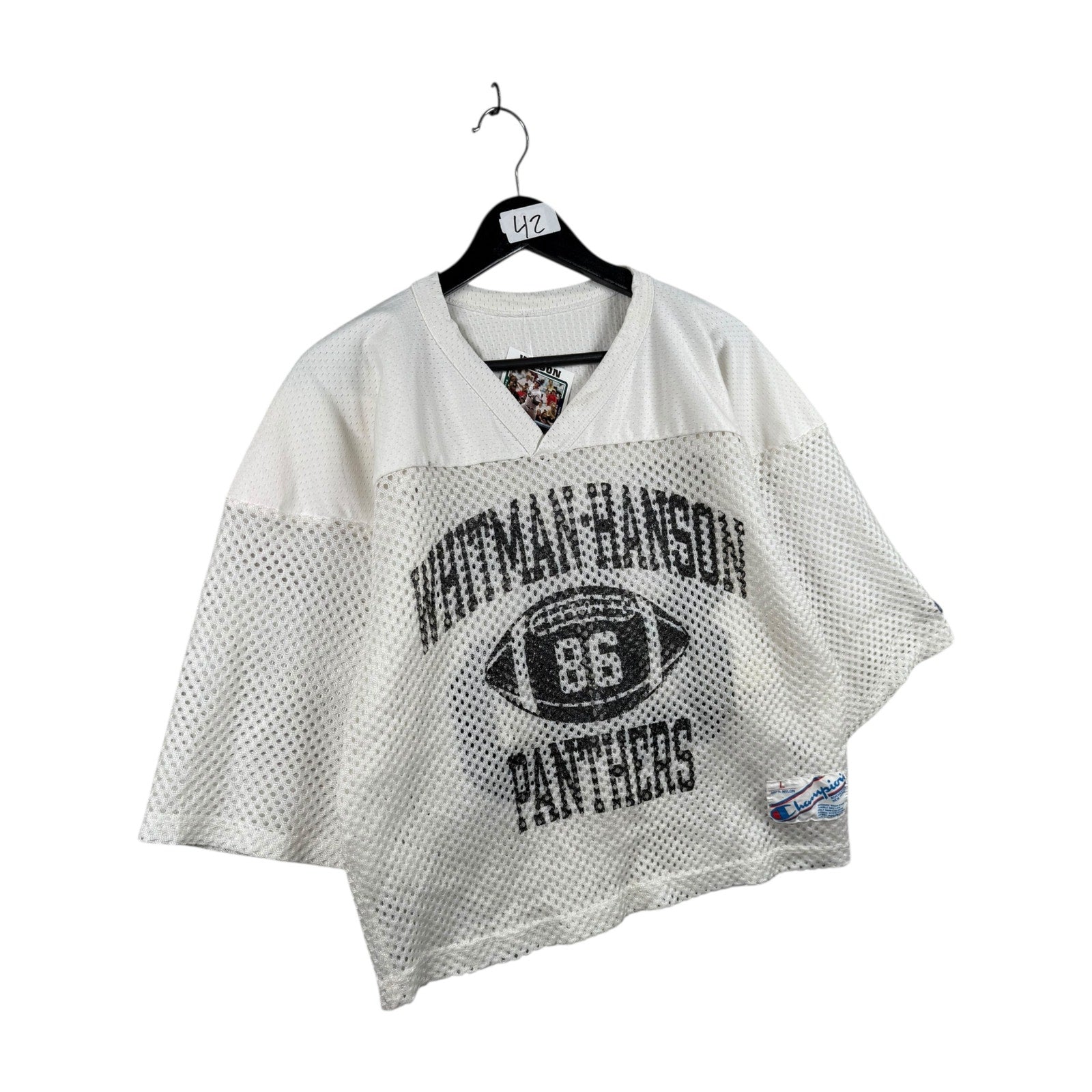 Vintage Whitman-Hanson Panthers Y2K Cropped Jersey