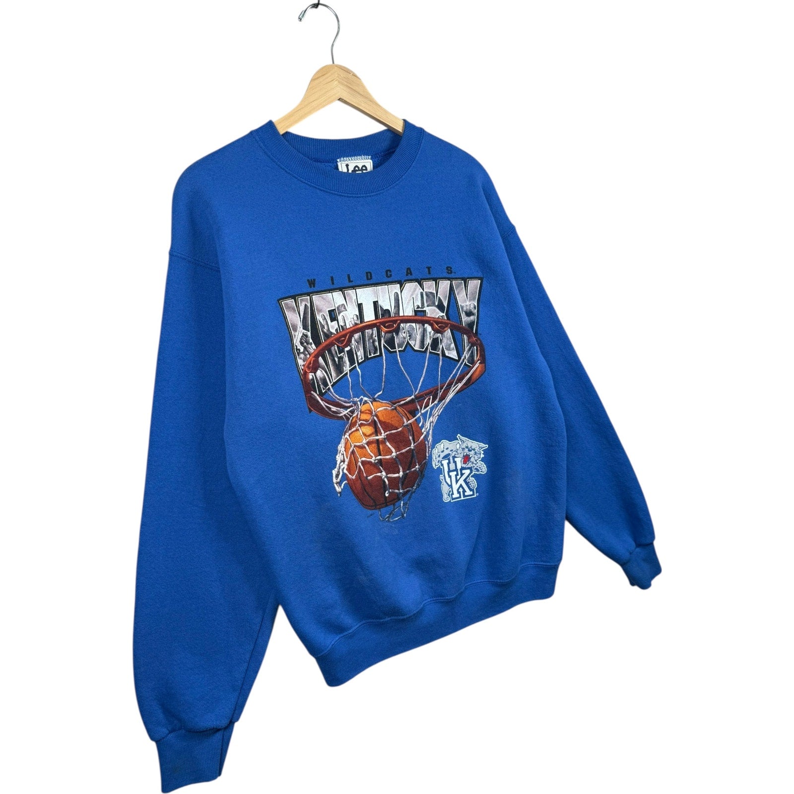 Vintage Lee Kentucky Wildcats Basketball NCAA Crewneck
